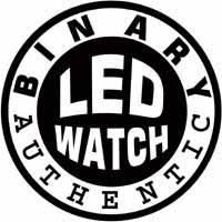 Led watch logo